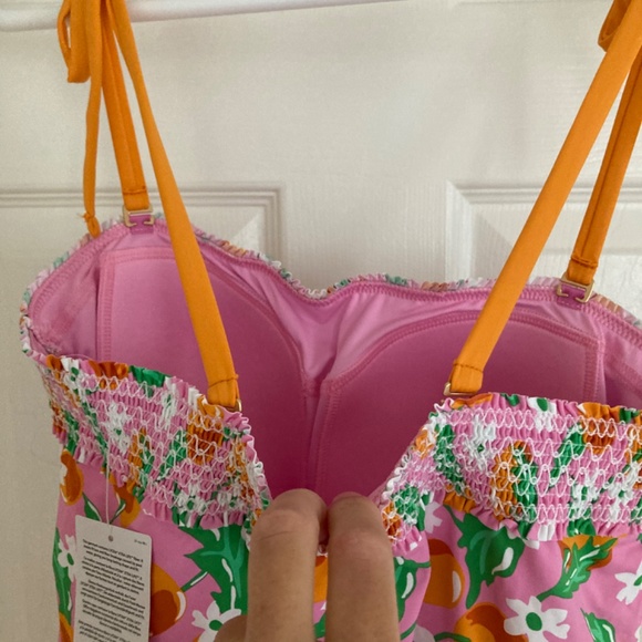 Lands End x Draper bandeau swimsuit - Picture 3 of 3